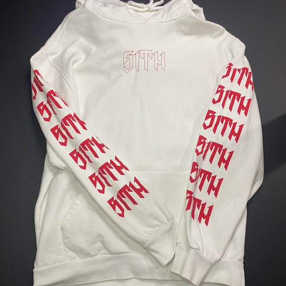 Star Wars Sith Ancient Enemies White Sweater/Hoodie- Size Adult Small - Picture 1 of 4